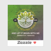 STICKER VINYLE 3"X3" (Feuille)