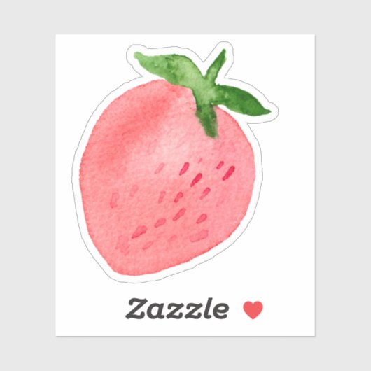 Sticker Vinyle adhésif à fraise (Feuille)