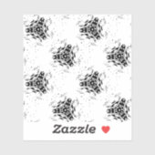 Sticker Vinyle Coupé Sur Mesure Vertical, Charbon, (Feuille)