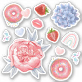 Sticker vinyle découpé sur mesure. (Devant)