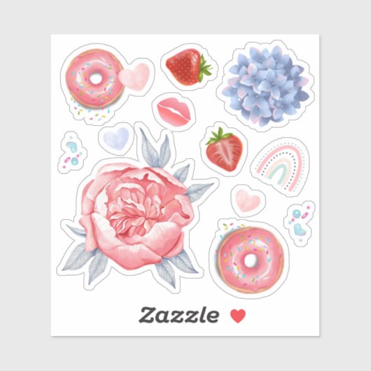 Sticker vinyle découpé sur mesure. (Feuille)