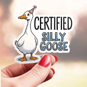 Sticker Vinyle d'oie soie certifié