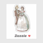 sticker vinyle Henri et Nicolette (Feuille)