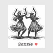 sticker vinyle Hula Dancer (Feuille)