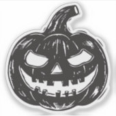 sticker vinyle Jack-o-lanterne (Devant)