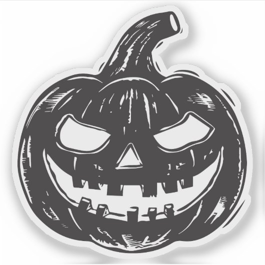 sticker vinyle Jack-o-lanterne (Devant)