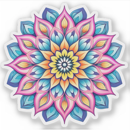 sticker vinyle Mandala (Devant)