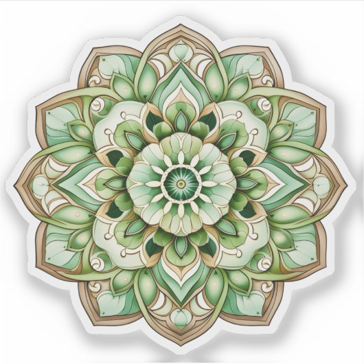 sticker vinyle Mandala (Devant)