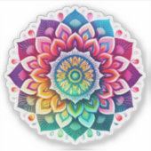 sticker vinyle Mandala (Devant)