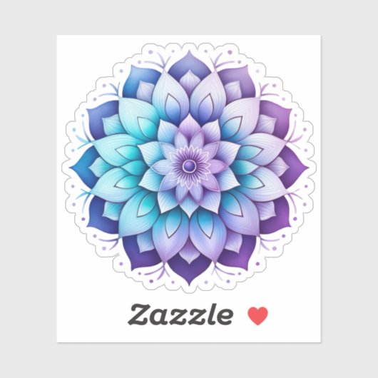 sticker vinyle Mandala (Feuille)