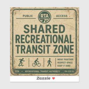 Sticker Vinyle sur mesure pour le transport récréatif part