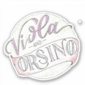 Sticker Viola + Orsino (Devant)