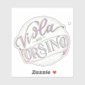 Sticker Viola + Orsino (Feuille)