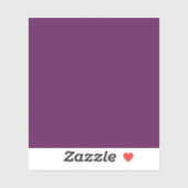 Sticker Violet de raisin (couleur solide) (Feuille)