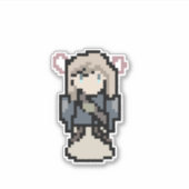 Sticker Violet Evergarden pixel art sprint (Devant)