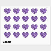 Sticker Violet Fleurs Sticker Violets Printemps (Feuille)