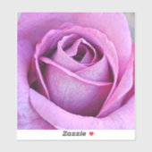 Sticker violet Rose gros plan (Feuille)