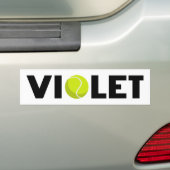 Sticker Violet Tennis (En voiture)