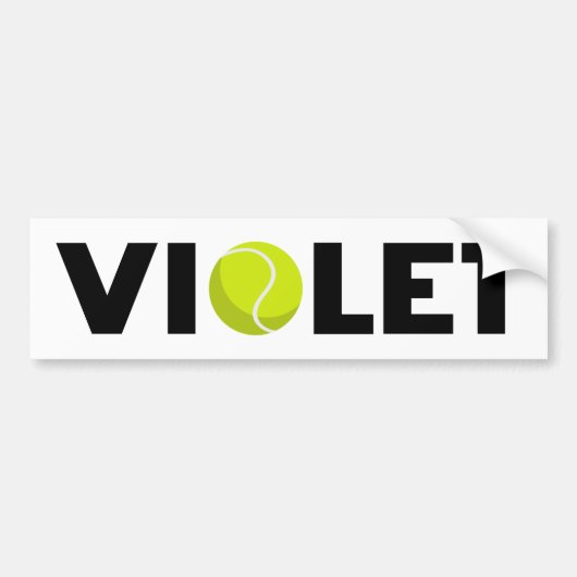 Sticker Violet Tennis (Devant)