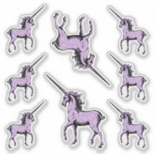 Violet Violet Parties scintillant Unicornes Contou