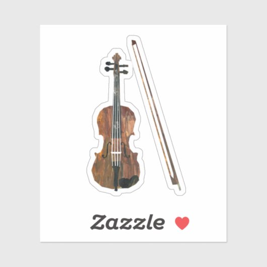 Sticker Violon (Feuille)