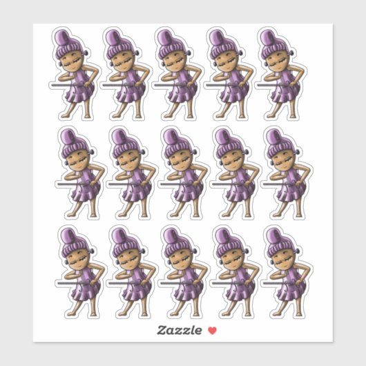 Sticker Violon (Feuille)