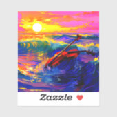 Sticker Violon d'art (Feuille)