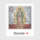 Sticker Virgen de Guadalupe - California (Feuille)