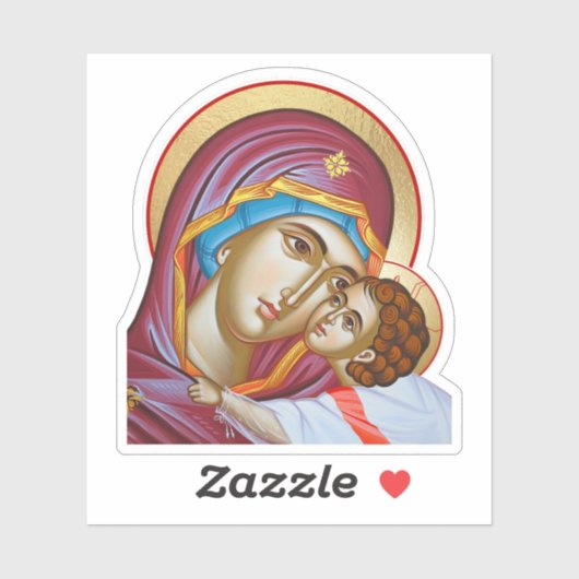 Sticker Virgin Mary Decal Theotokos (Feuille)