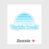 Sticker Virginia Beach (Feuille)