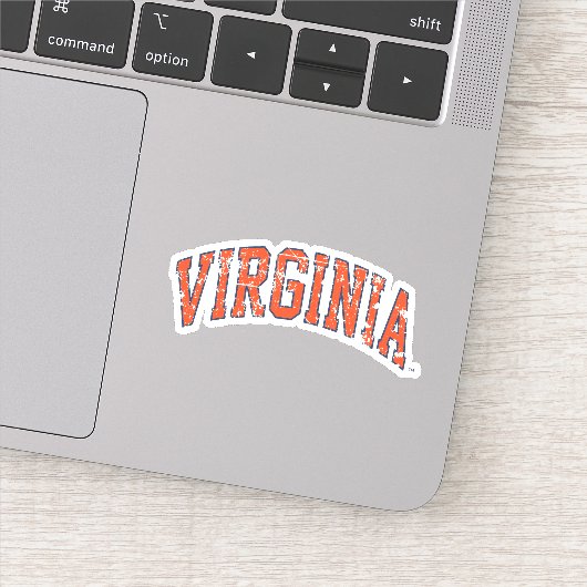 Sticker Virginia Wordmark désorganisé (Détail)