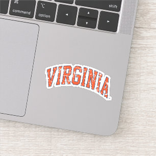 Sticker Virginia Wordmark en détresse