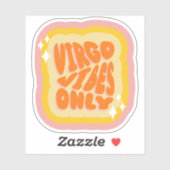 Sticker Virgo Power | Soft Girl | Aesthetic Horoscope  (Feuille)
