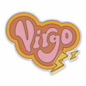 Sticker Virgo Power | Soft Girl | Aesthetic Horoscope Top (Devant)