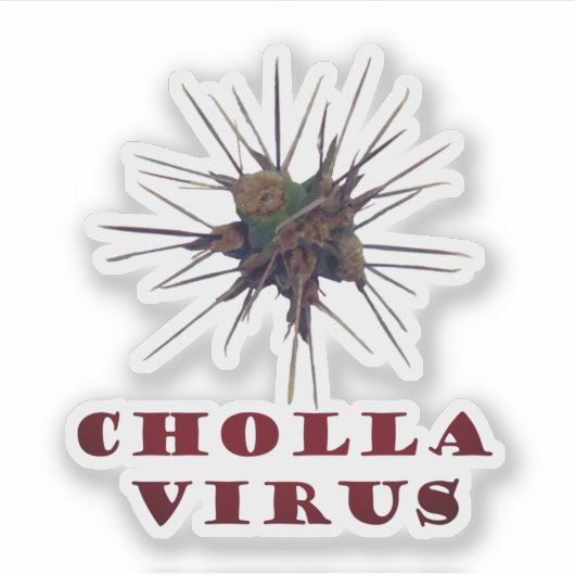 Sticker Virus de la cholla (Devant)