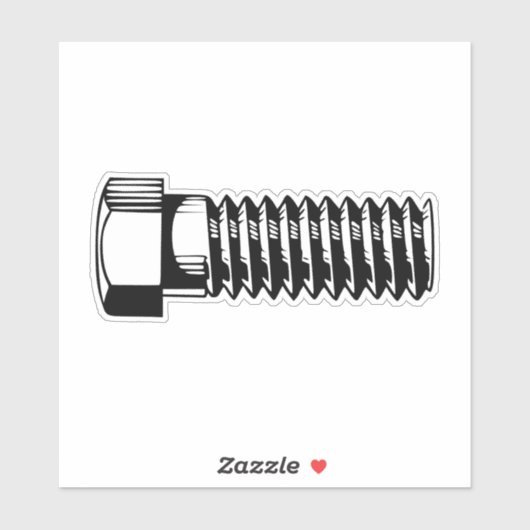 Sticker Vis boulon (Feuille)