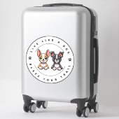 Sticker Vis comme un chien Blaze Your Trail (Sur valise)