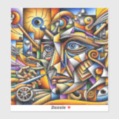 Sticker visage (Feuille)