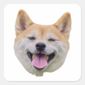 Sticker Visage Chien, Cadeaux Amoureux de les chie (Devant)