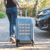 Sticker Visage Chien, Cadeaux Amoureux de les chie (Valise Insitu)