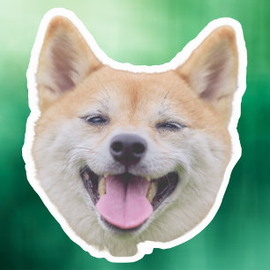 Sticker Visage Chien, Cadeaux Amoureux de les chie