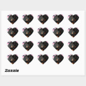 Sticker Visage Chien Chien Mignonne (Feuille)