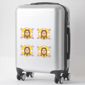 Sticker Visage de Jésus Christ Icône Orthodoxe (Sur valise)