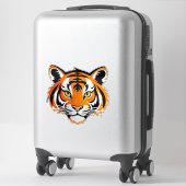Sticker Visage de Tigre Vibrant (Sur valise)