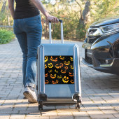 Sticker Visage du Citrouille Jack-o'-lantern (Valise Insitu)