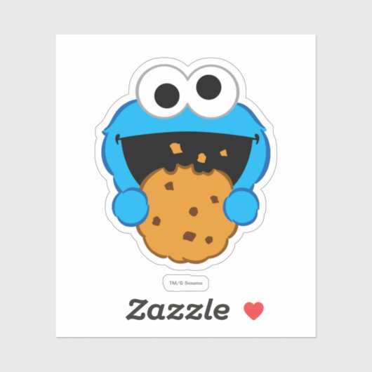 Sticker Visage du cookie (Feuille)