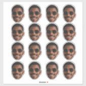 Sticker Visage personnalisé (Feuille)