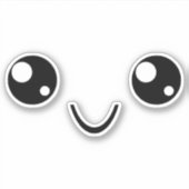Sticker Visage souriant (Devant)