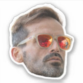 Sticker Visage, Sticker Visage Personnalisé, Photo (Devant)