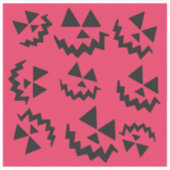 Sticker Visages de lanterne rose et noir Jack o’ (Devant)